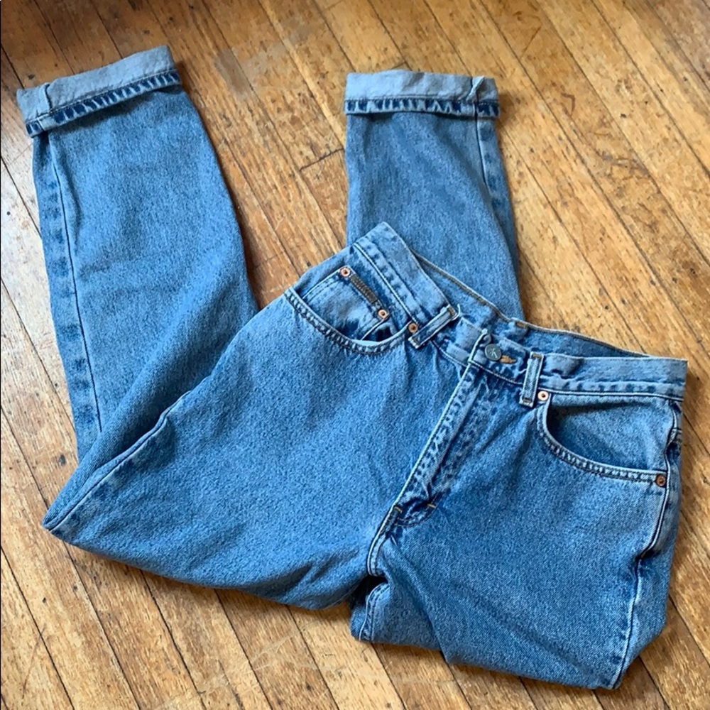 Calvin Klein high-waisted mom jeans